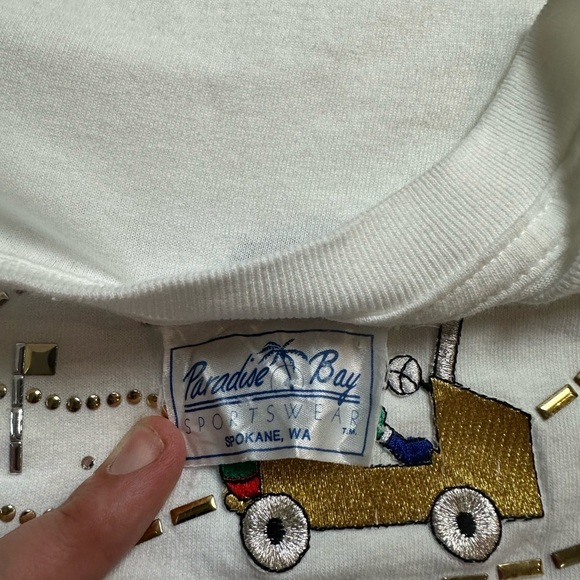 Vintage Golf Cart T-shirt Large - Picture 3 of 5